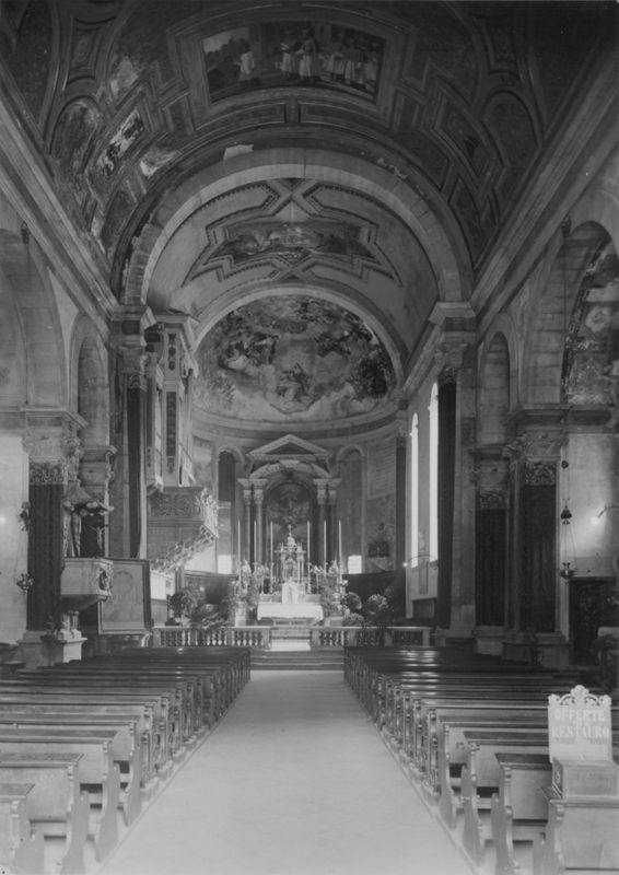 Interno della chiesa di Santa Maria Maggiore a Trento