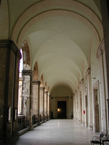  L'interno del Collegio Romano oggi.