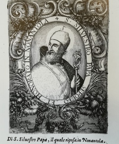  Ludovico Vedriani, Memorie di molto Santi Martiri, Confessori e Beati modonesi, Modena, Cassiani, 1663, Vita di S. Silvestro Papa, p.48. 