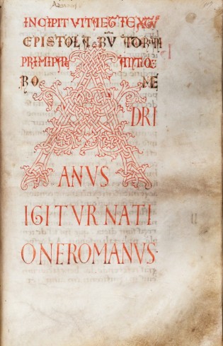  Acta Sanctorum, le storie dei santi venerati a Nonantola - foglio 117r.