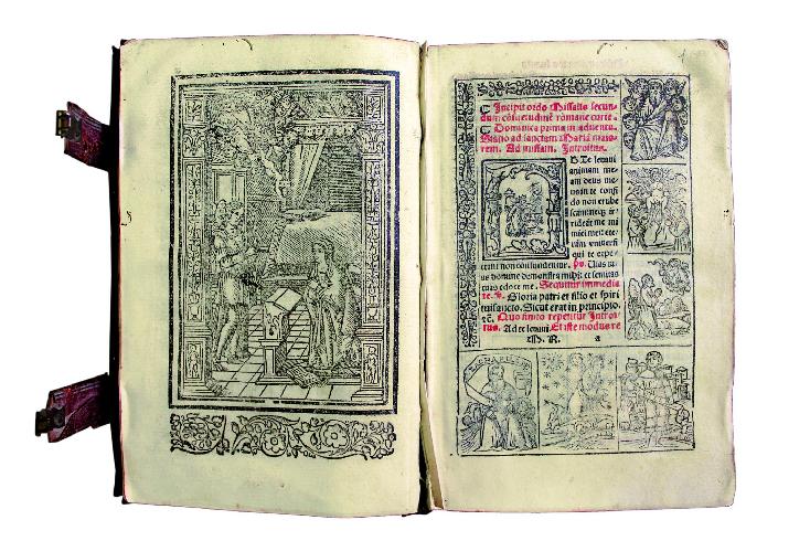  CHIESA CATTOLICA. Missale, Missale Romanum, Venetijs, a Petro Liechtenstein, 1536 (BDRA, Fondo Seminario, XXVII. B. 27)