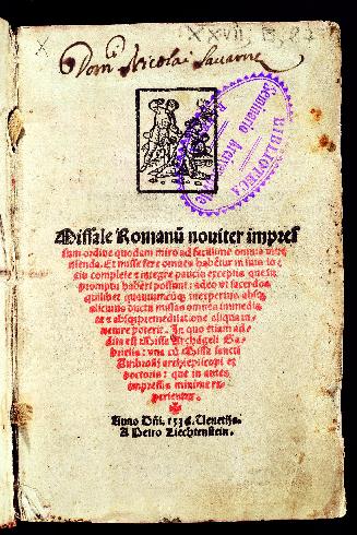 Missale, 1536