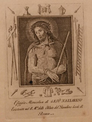  Immagine votiva raffigurante Gesù nazareno (XIX secolo)