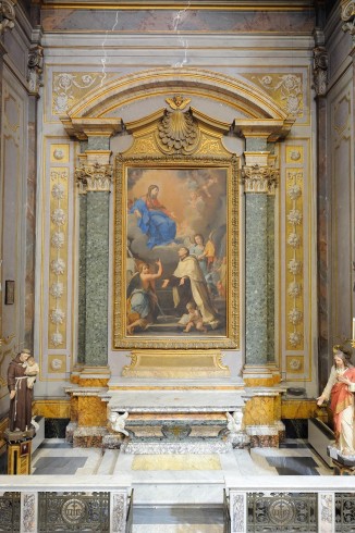  Chiesa del Bambin Gesù. Altare dedicato a S. Andrea Corsini