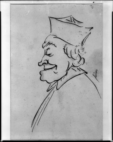  Pier Leone Ghezzi 1674-1755, caricatura del Cardinal Granacci