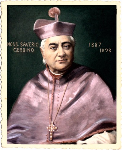  Mons. Saverio Gerbino, vescovo di Caltagirone.