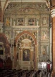 Falconetto G. M. sec. XV-XVI, Finta architettura con santi vescovi e papi