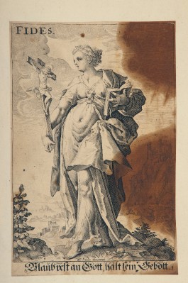 Ambito fiammingo prima metà sec. XVII, Allegoria della Fede