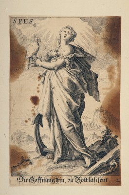Ambito fiammingo prima metà sec. XVII, Allegoria della Speranza