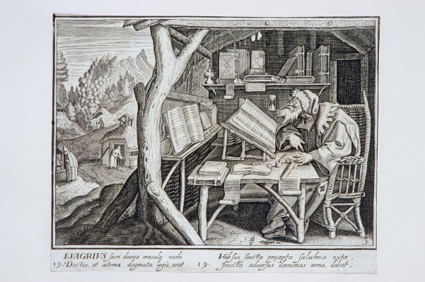 Van Halbeeck J. prima metà sec. XVII, S. Evagrio eremita