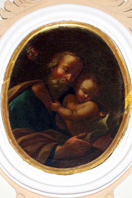 Bott. senese sec. XVIII, San Giuseppe e Gesù Bambino