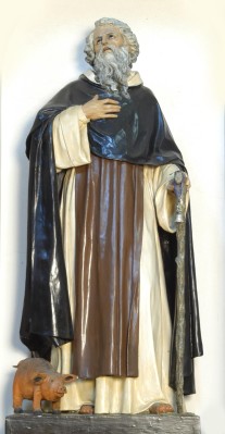 Bott. Italia merid. secc. XVIII-XIX, Statua di Sant'Antonio abate