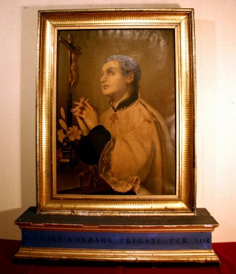 Bott. toscana (1891), Altarolo di San Luigi Gonzaga