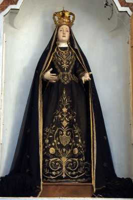 Bottega dell'Italia meridionale sec. XIX, Manichino della Madonna addolorata
