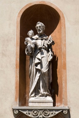 Ambito veneto sec. XIX, San Giuseppe con Gesù Bambino