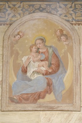 Ambito veneto sec. XIX, Madonna e Gesù Bambino