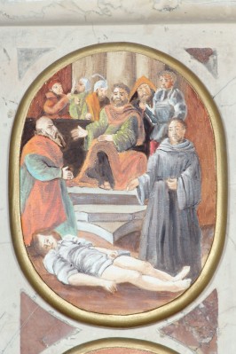 Ambito veneto sec. XX, Sant'Antonio da Padova impedisce un omicidio