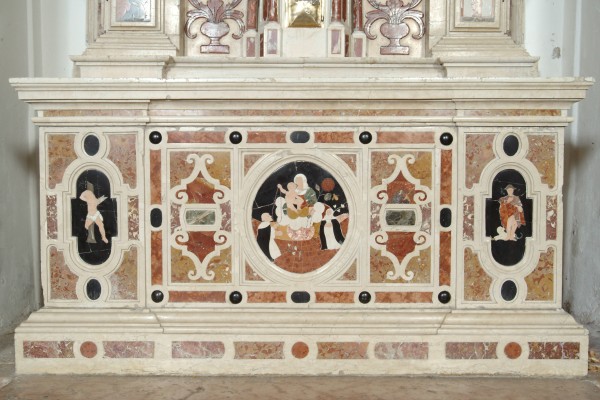 Bottega veneta sec. XVII, Paliotto dell'altare di Sant'Antonio