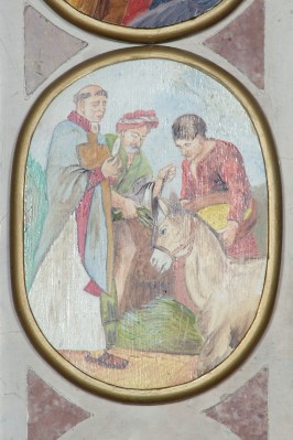 Ambito veneto sec. XX, Sant'Antonio da Padova e il miracolo della mula