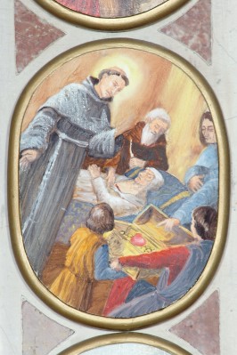 Ambito veneto sec. XX, Sant'Antonio da Padova e il miracolo del cuore dell'avaro