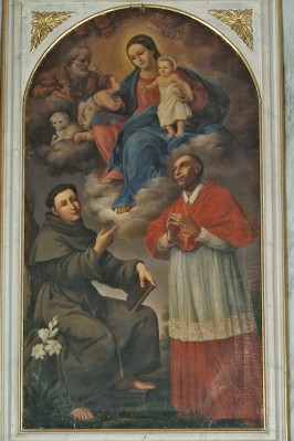 Ambito veneto (1643?), Madonna con Gesù Bambino e santi