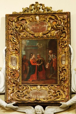 Bottega di Grober G.-Grober G. B. metà sec. XVII, Cornice di dipinto