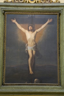 Artigianato napoletano sec. XVII, Cornice del dipinto con Gesù crocifisso