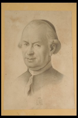 Ambito laziale sec. XIX, Ritratto del vescovo Buschi