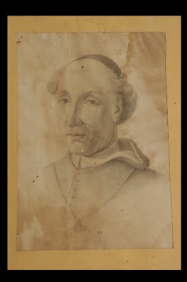 Ambito laziale sec. XIX, Ritratto del vescovo Tosi