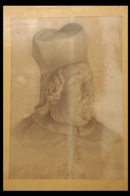 Ambito laziale sec. XIX, Ritratto del vescovo Roncioni