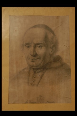 Ambito laziale sec. XIX, Ritratto del vescovo Macioti