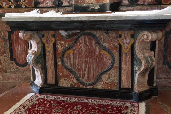 Ambito lombardo sec. XVIII, Paliotto dell'altare maggiore