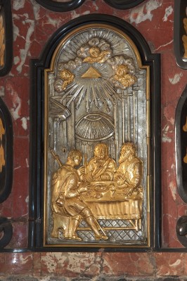 Ambito lombardo sec. XVIII, Sportello di tabernacolo dell'altare maggiore