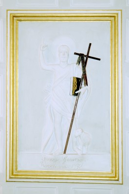 Russo Gervasio (1937), Scultura bassorilievo con San Giovanni Battista