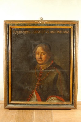 Ambito ravennate sec. XVIII, Cornice del ritratto di mons. Raimondo Ferretti