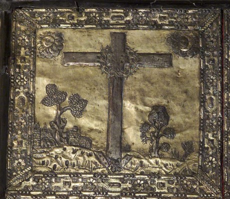 Ambito bergamasco sec. XVII, Croce sul Golgota