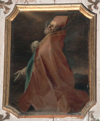 Ambito bergamasco sec. XVII, Santo vescovo