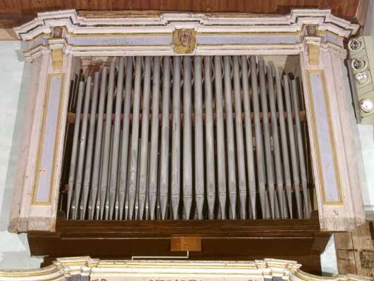 Ambito bergamasco sec. XVII-XVIII, Mostra di organo