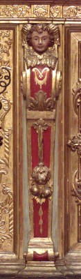 Ambito bergamasco sec. XVII-XVIII, Lesena a rilievo
