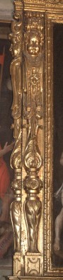 Bottega bergamasca (1612), Lesene in legno dorato