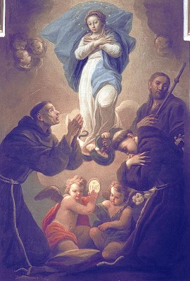 Cifrondi A. sec. XVIII, Madonna Immacolata e Santi