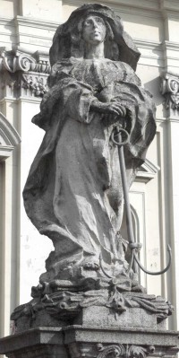 Manzoni G. (1906), Statua della Speranza nel sagrato