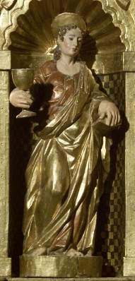 Bottega bergamasca sec. XVII, San Giovanni Evangelista