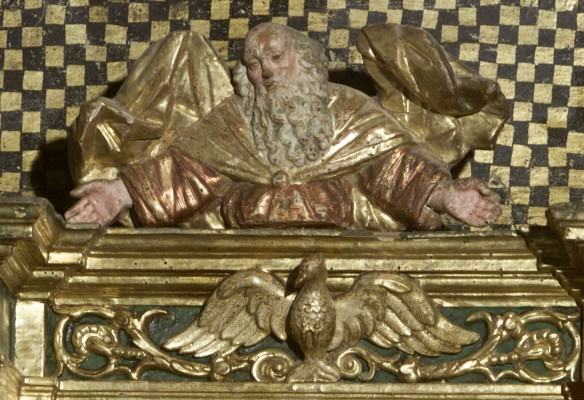 Bottega bergamasca sec. XVII, Dio padre benedicente