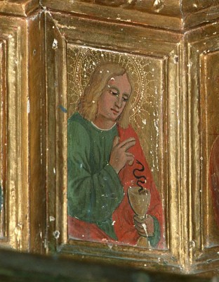 Bottega bergamasca sec. XVI, San Giovanni Evangelista