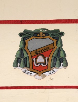 Ambito laziale sec. XX, Dipinto con stemma del vescovo Grazioso