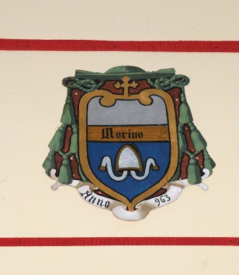 Ambito laziale sec. XX, Dipinto con stemma del vescovo Marino