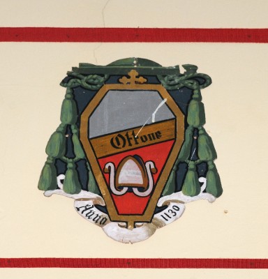 Ambito laziale sec. XX, Dipinto con stemma del vescovo Ottone