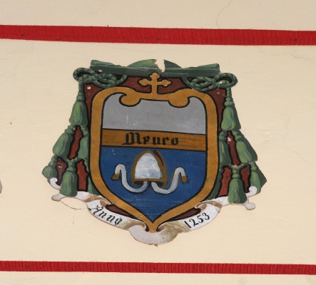 Ambito laziale sec. XX, Dipinto con stemma del vescovo Menco