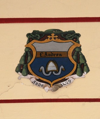 Ambito laziale sec. XX, Dipinto con stemma del vescovo Andrea II